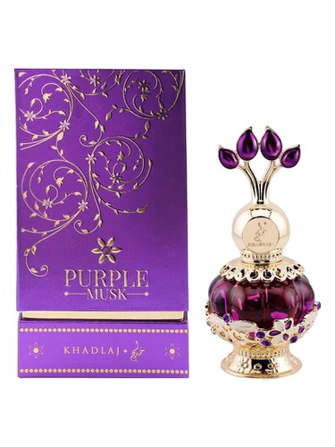 Khadlaj Perfumes Purple Musk fragrance bottle