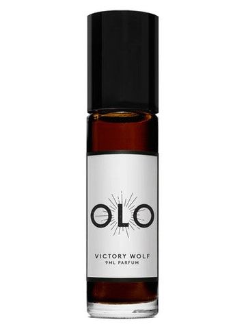 OLO Victory Wolf fragrance bottle