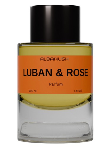 Albanush Luban & Rose fragrance bottle