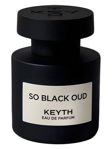 Keyth So Black Oud fragrance bottle