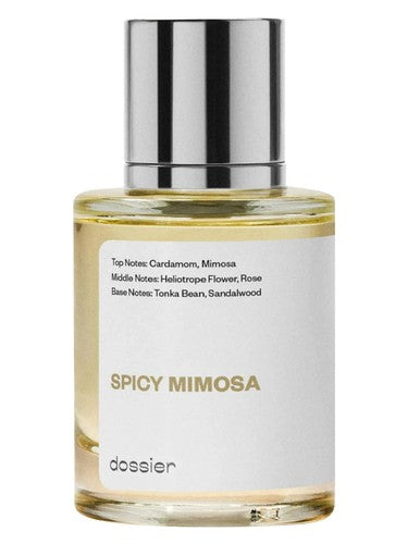Dossier Spicy Mimosa fragrance bottle