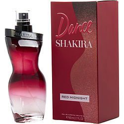 Shakira Dance Red Midnight EDT fragrance bottle