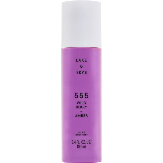 Lake & Skye 555 Wild Berry + Amber fragrance bottle