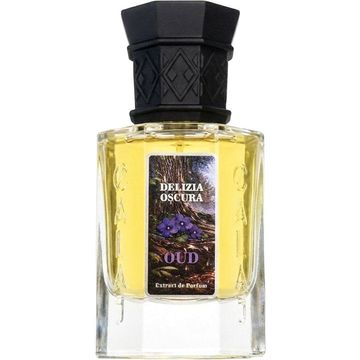 Calaj Delizia Oscura Oud fragrance bottle