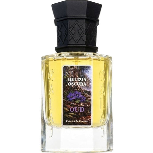 Calaj Delizia Oscura Oud fragrance bottle