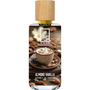 The Dua Brand Almond Vanilla fragrance bottle