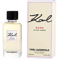 Karl Lagerfeld Rome Divino Amore EDP fragrance bottle