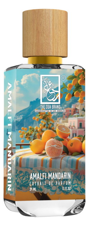The Dua Brand Amalfi Mandarin fragrance bottle