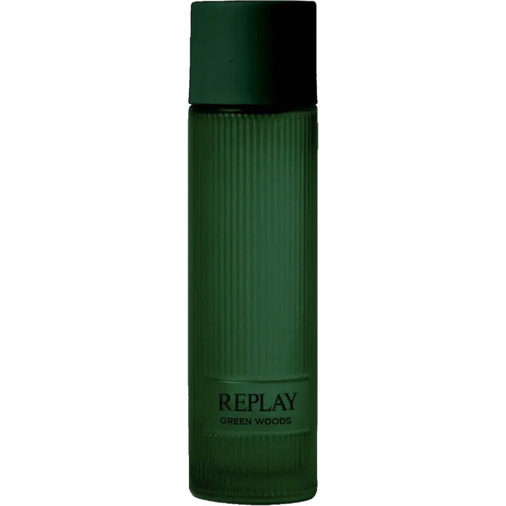 Replay Green Woods fragrance bottle