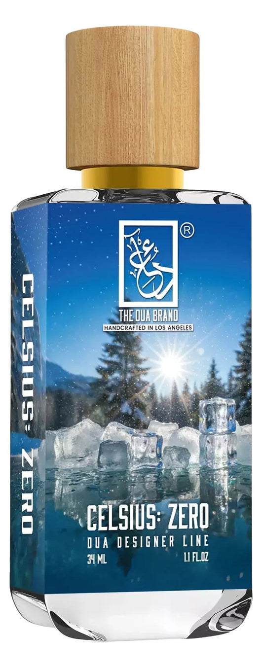 The Dua Brand Celsius: Zero fragrance bottle