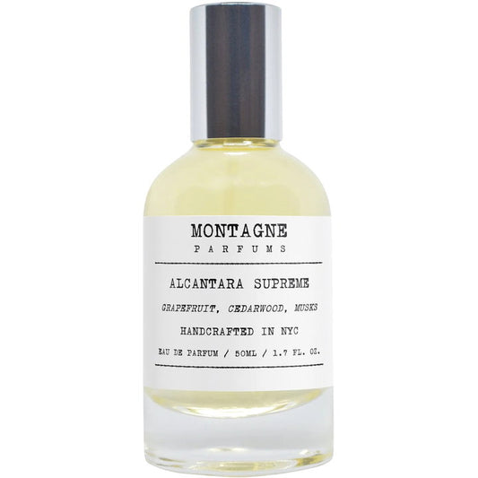 Montagne Parfums Alcantara Supreme fragrance bottle