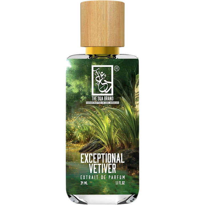 The Dua Brand Exceptional Vetiver fragrance bottle