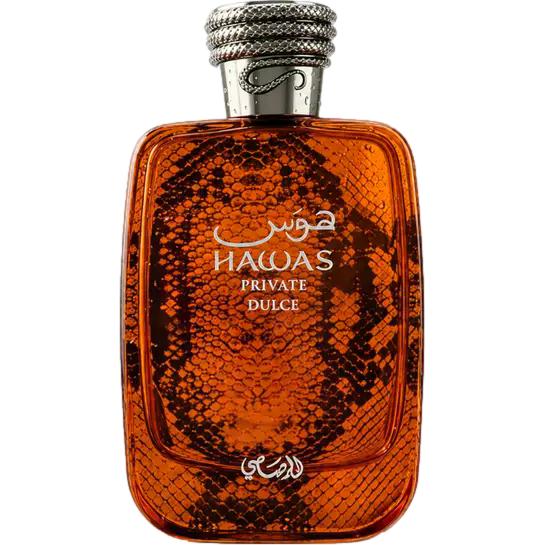 Rasasi Hawas Private Dulce fragrance bottle