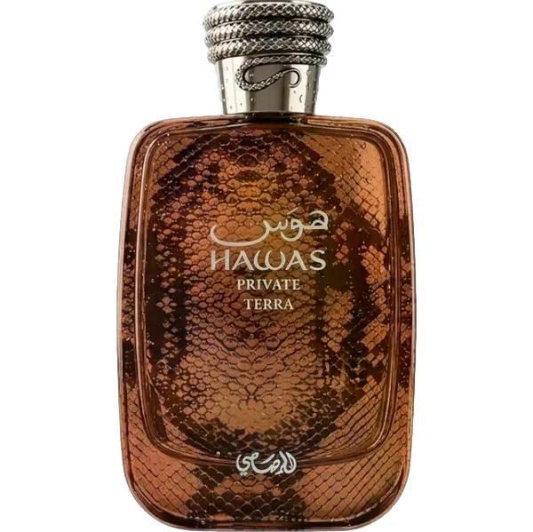 Rasasi Hawas Private Terra fragrance bottle