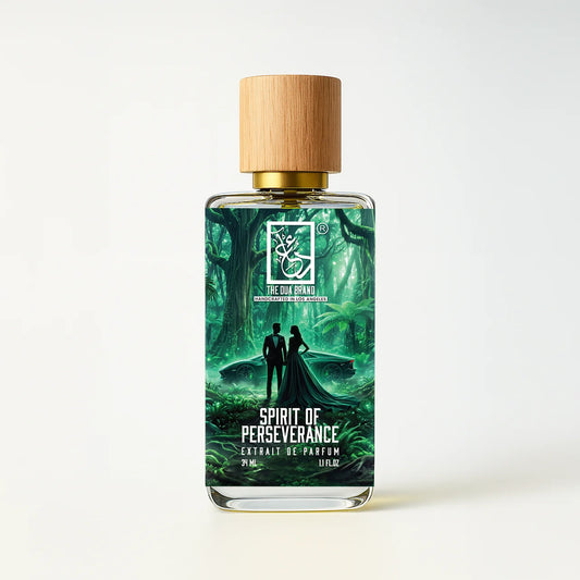 The Dua Brand Spirit of Perseverance fragrance bottle