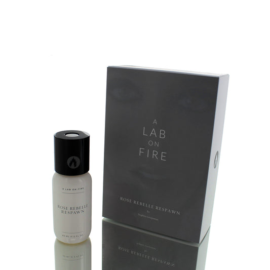 A Lab On Fire Rose Rebelle Respawn EDT fragrance bottle