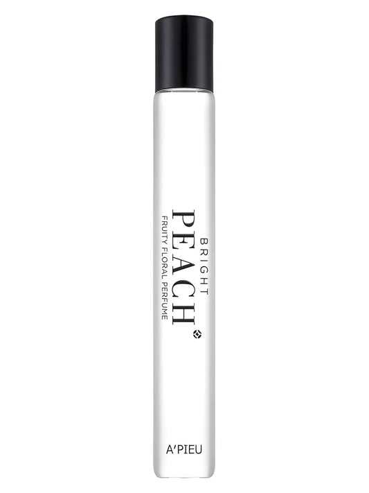A pieu Bright Peach fragrance bottle