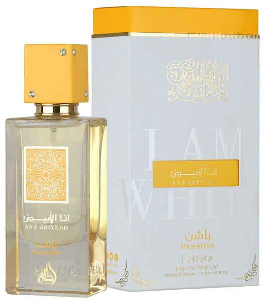 Lattafa Ana Abiyedh Passion / أنا الأبيض باشن fragrance bottle