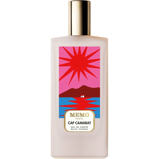 Memo Paris Cap Camarat x Olimpia Zagnoli fragrance bottle