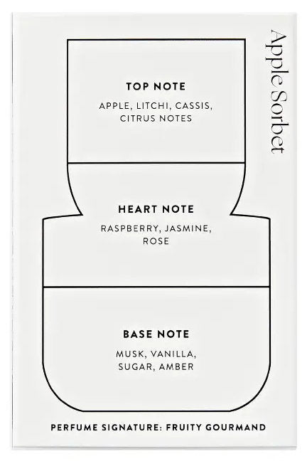 etleé Apple Sorbet fragrance bottle