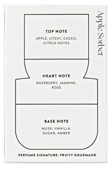 etleé Apple Sorbet fragrance bottle