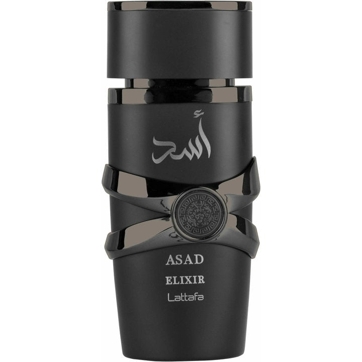 Lattafa Asad Elixir / Elixir أسد fragrance bottle