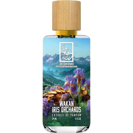 The Dua Brand Wakan Iris Orchards fragrance bottle