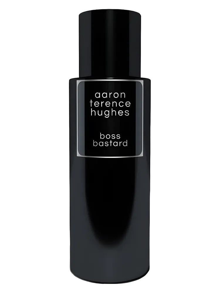 Aaron Terence Hughes Boss Bastard fragrance bottle