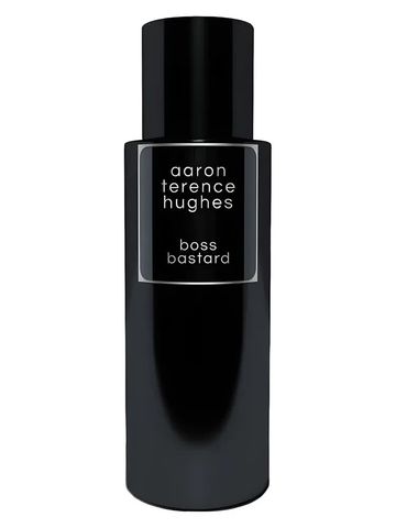 Aaron Terence Hughes Boss Bastard fragrance bottle