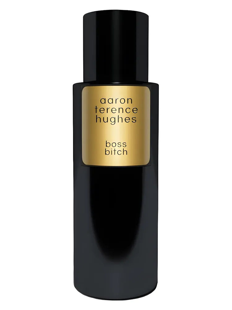 Aaron Terence Hughes Boss Bitch fragrance bottle