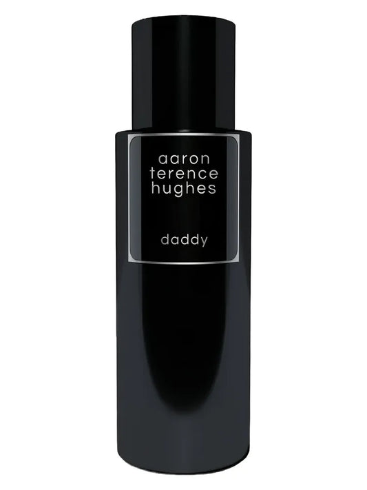 Aaron Terence Hughes Daddy fragrance bottle
