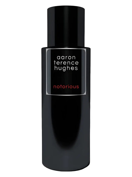 Aaron Terence Hughes Notorious fragrance bottle