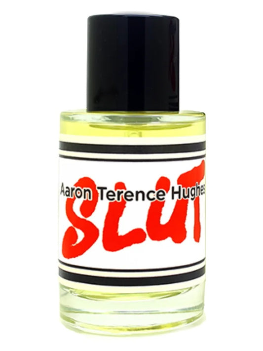 Aaron Terence Hughes Slut fragrance bottle