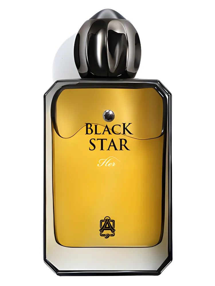 Abdul Samad Al Qurashi Black Star Her fragrance bottle
