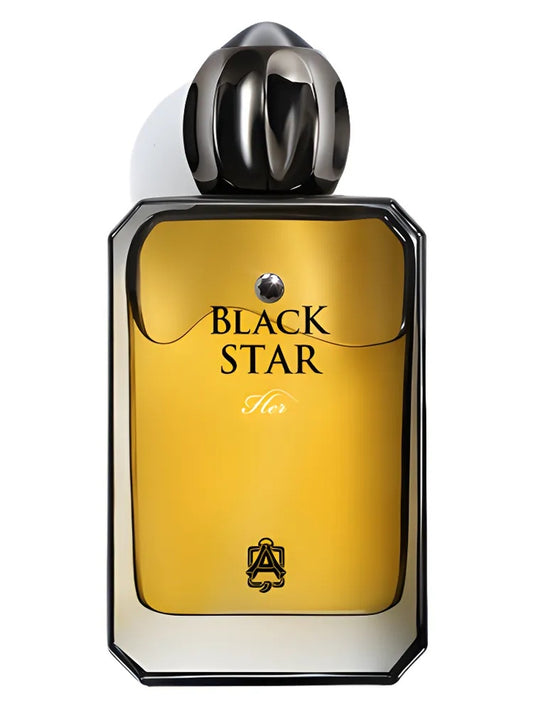 Abdul Samad Al Qurashi Black Star Her fragrance bottle