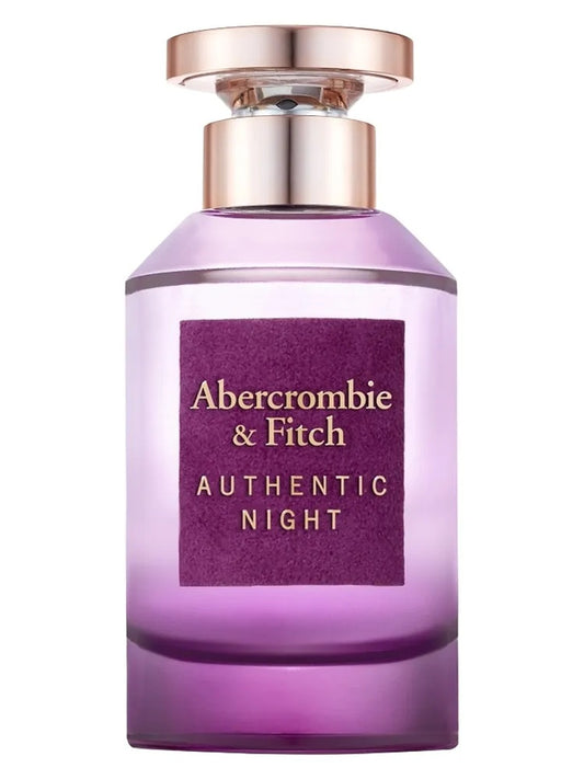 Abercrombie Fitch Authentic Night Femme fragrance bottle