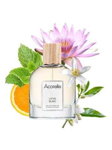 Acorelle Lotus Blanc fragrance bottle