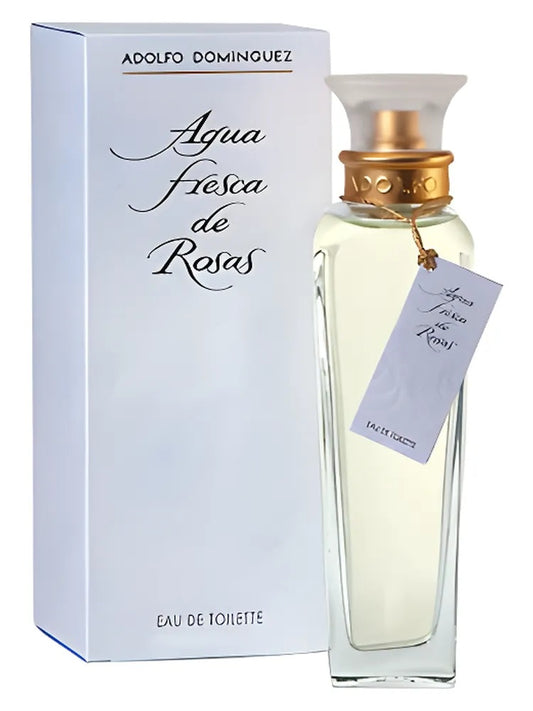 Adolfo Dominguez Agua Fresca de Rosas fragrance bottle