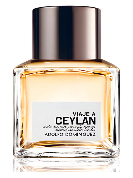 Adolfo Dominguez Viaje a Ceylan fragrance bottle