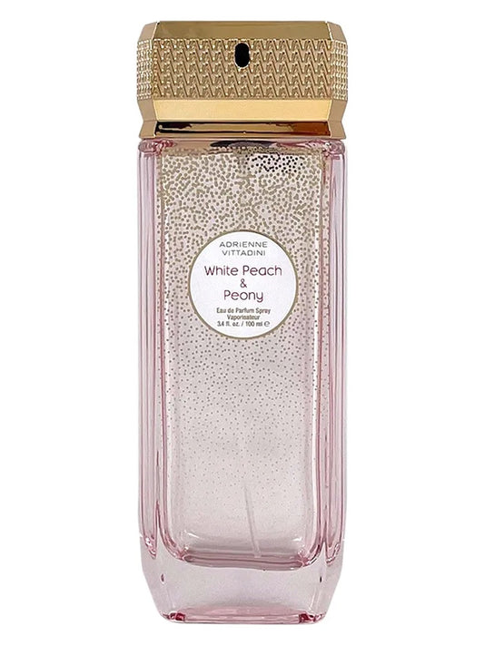 Adrienne Vittadini White Peach and Peony fragrance bottle