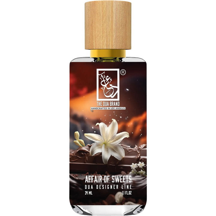 The Dua Brand Affair of Sweets fragrance bottle