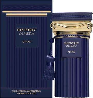 Afnan Historic Olmeda EDP fragrance bottle