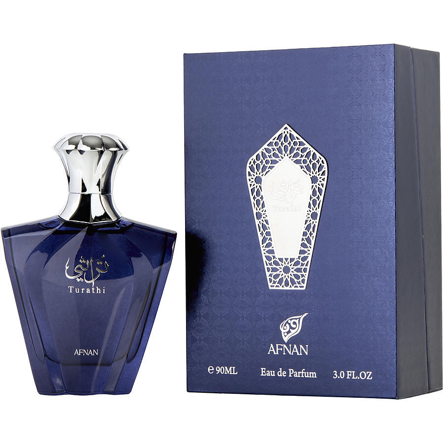Afnan Turathi Blue EDP fragrance bottle