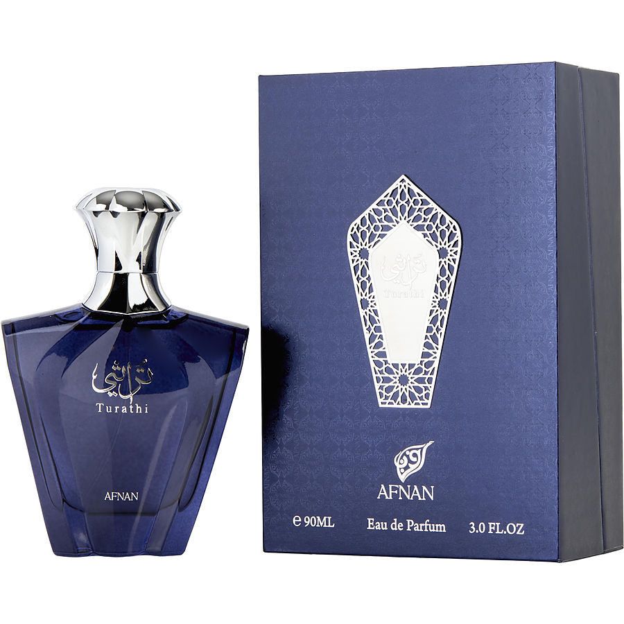 Afnan Turathi Blue EDP fragrance bottle