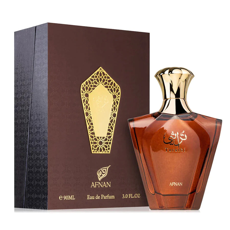 Afnan Turathi Brown EDP fragrance bottle