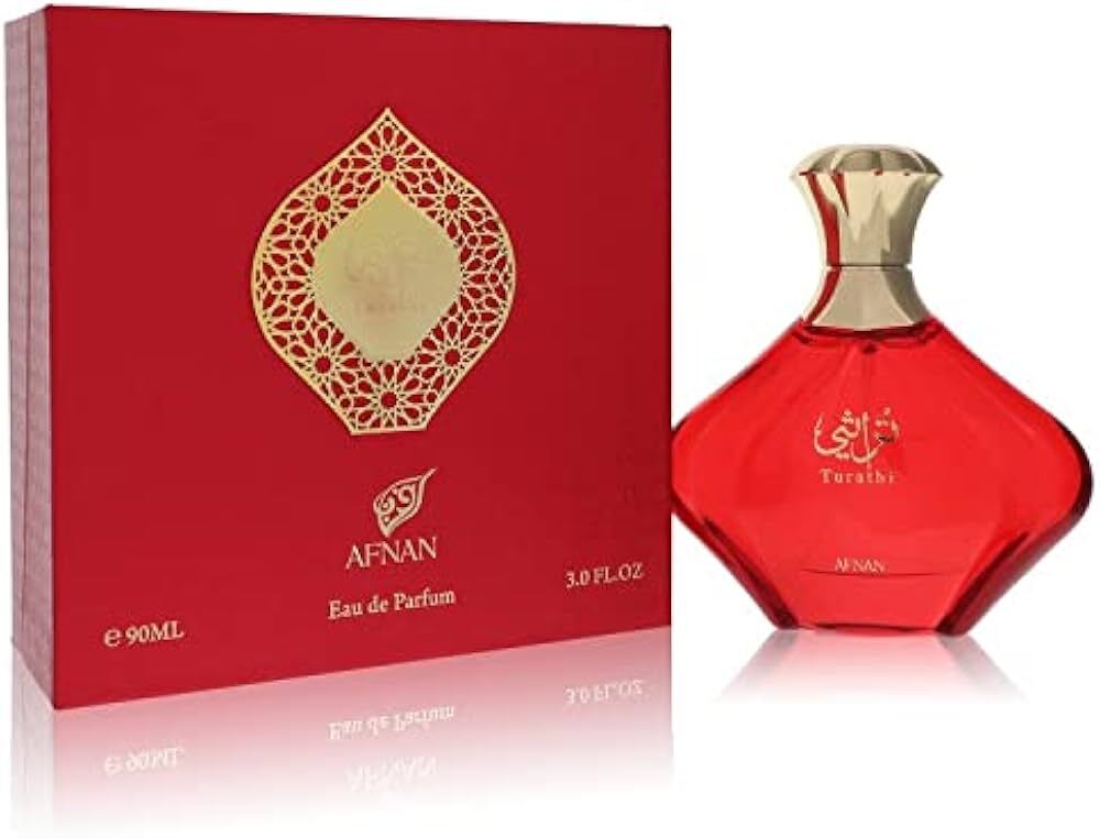 Afnan Turathi Red EDP fragrance bottle