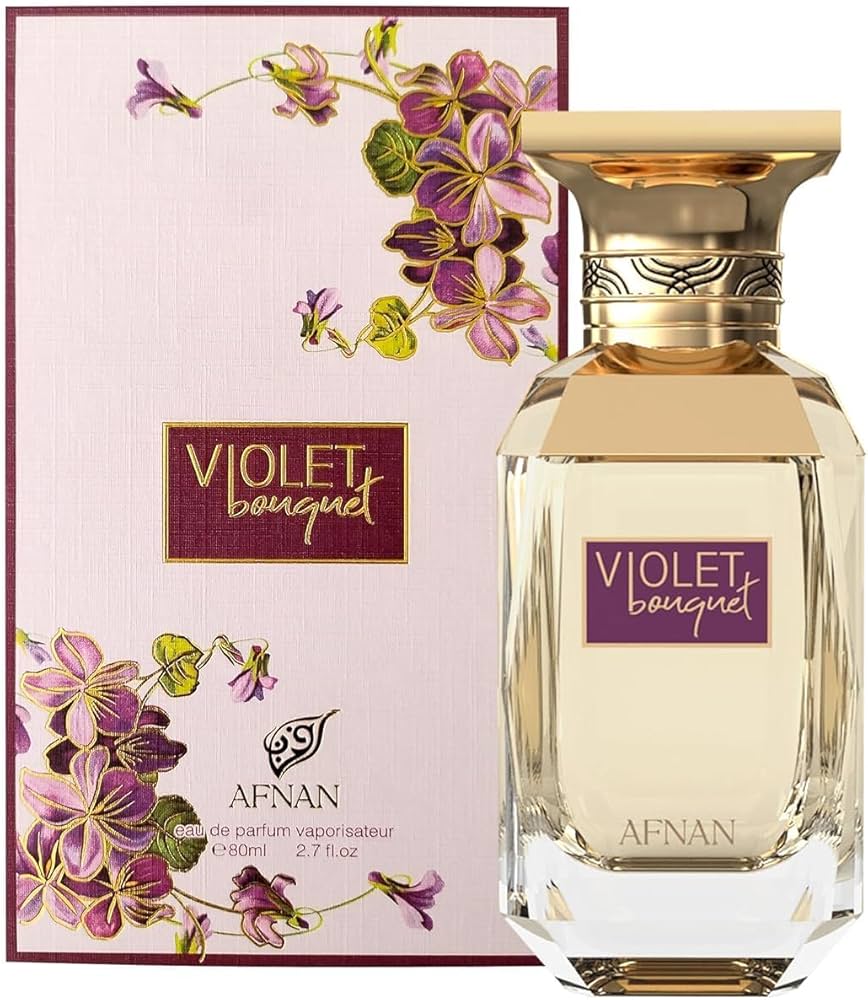 Afnan Violet Bouquet EDP fragrance bottle