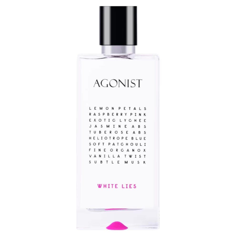 Agonist White Lies EDP fragrance bottle