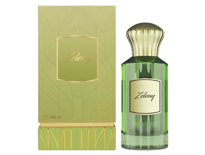 Ahmed Al Maghribi Zeleny EDP fragrance bottle
