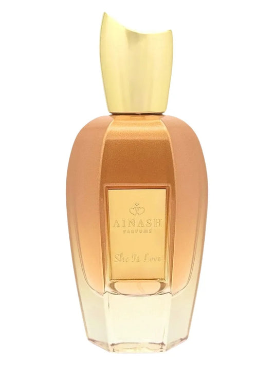 Ainash Parfums She Is Love fragrance bottle